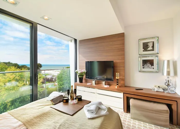 Apartamento Marine Prywatny Widok Na Morze Basen Sauna Jacuzzi 5 Pietro *